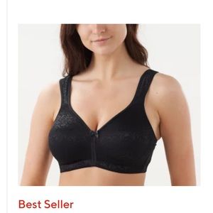 Breezies Wild Rose Seamless Wirefree Support Bra